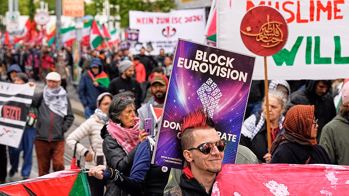 Video. Eurovision final in Vienna overshadowed by protests over Israel’s participation