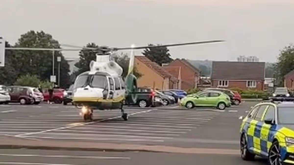 Huge police cordon in Newcastle after ‘disturbance’ as person flown to hospital