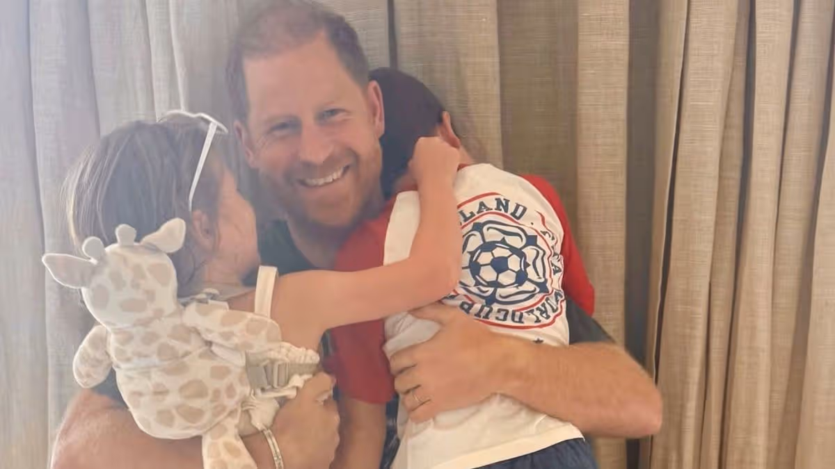 Meghan Markle shares sweet Father’s Day unseen photo of Prince Harry with Archie and Lilibet