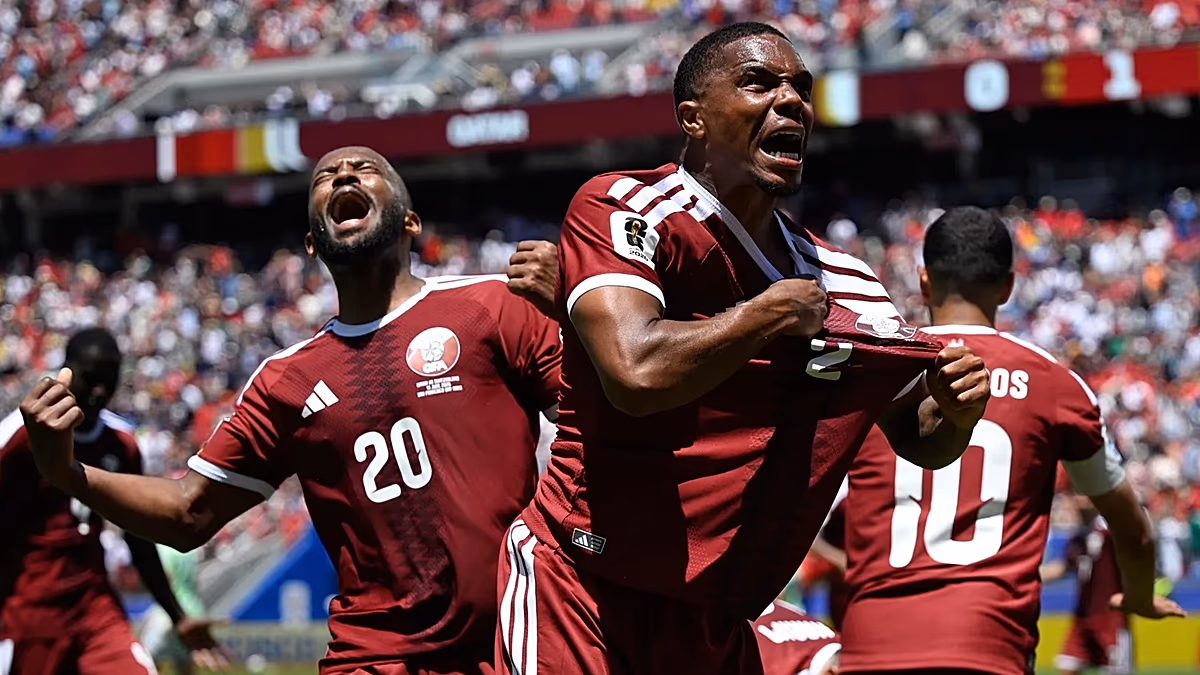 Qatar claims first-ever World Cup point with dramatic stoppage-time equaliser
