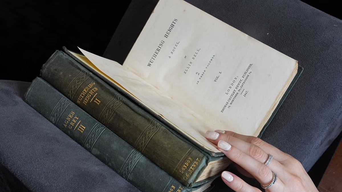 Rare first edition of ‘Wuthering Heights’ (complete with spelling mistakes) to go up for auction