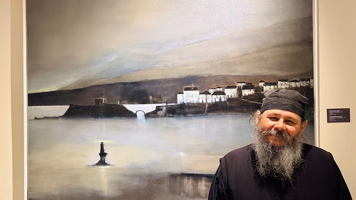 From ruin to restoration: Byzantine Greek Monastery becomes ‘Art Reliquary’ for spiritual works