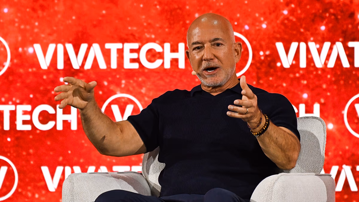 Jeff Bezos at VivaTech: We need to colonise the Moon to save Earth