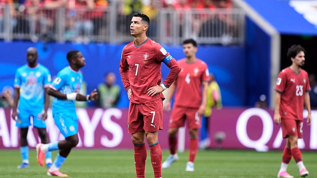 Cristiano Ronaldo faces media backlash as pundits slam Portugal’s display against DR Congo