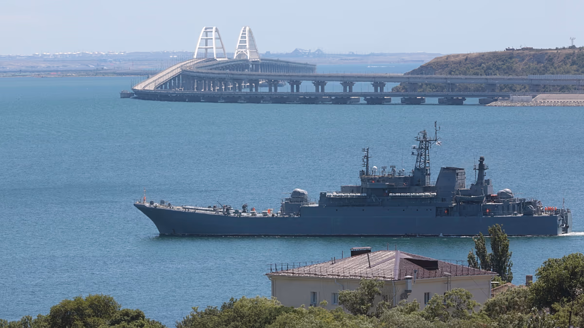 Ukraine’s drone strikes are methodically cutting Crimea off from Russia