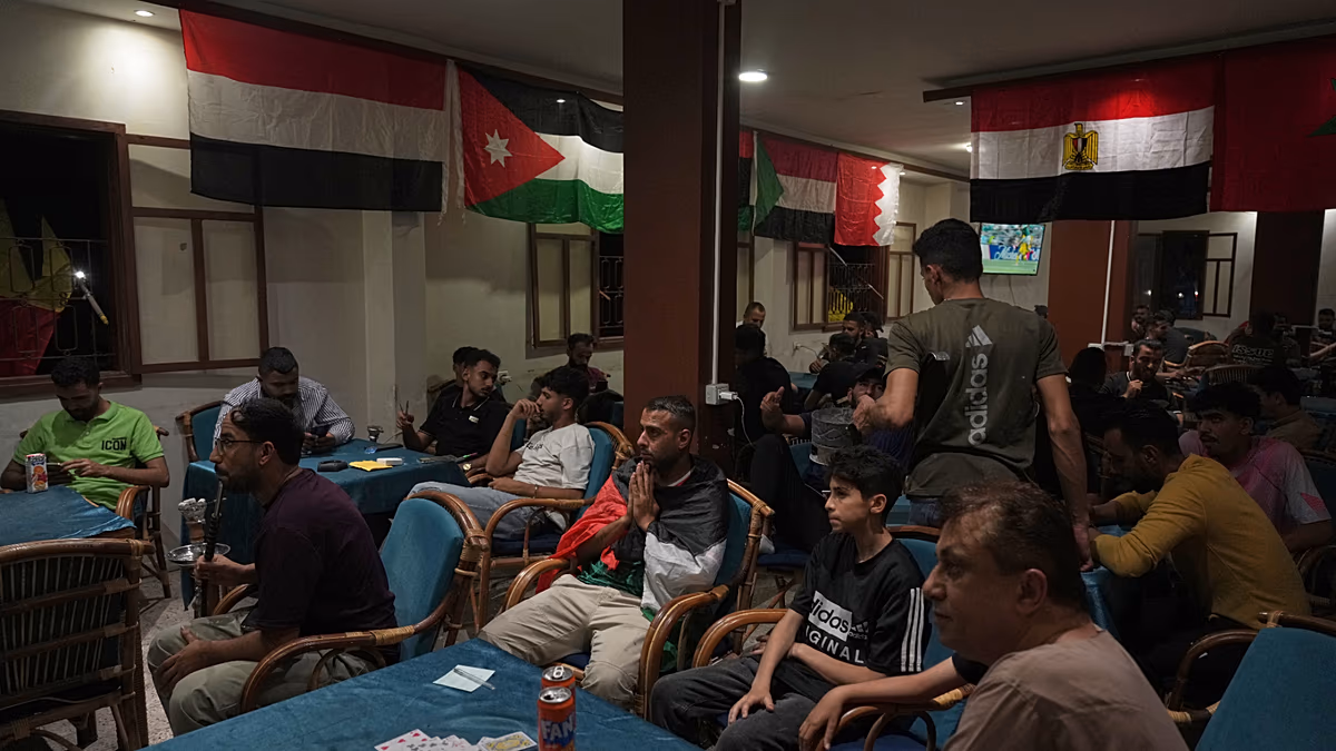 Video. Gaza residents find brief escape in World Cup opener